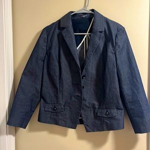 Denim blazer **